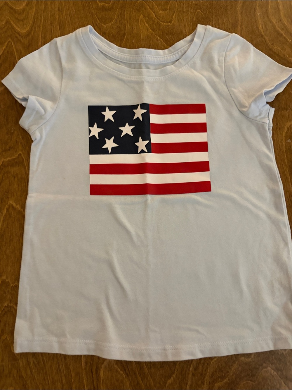 Cat and Jack White Kids' Flag Graphic Tee 3T